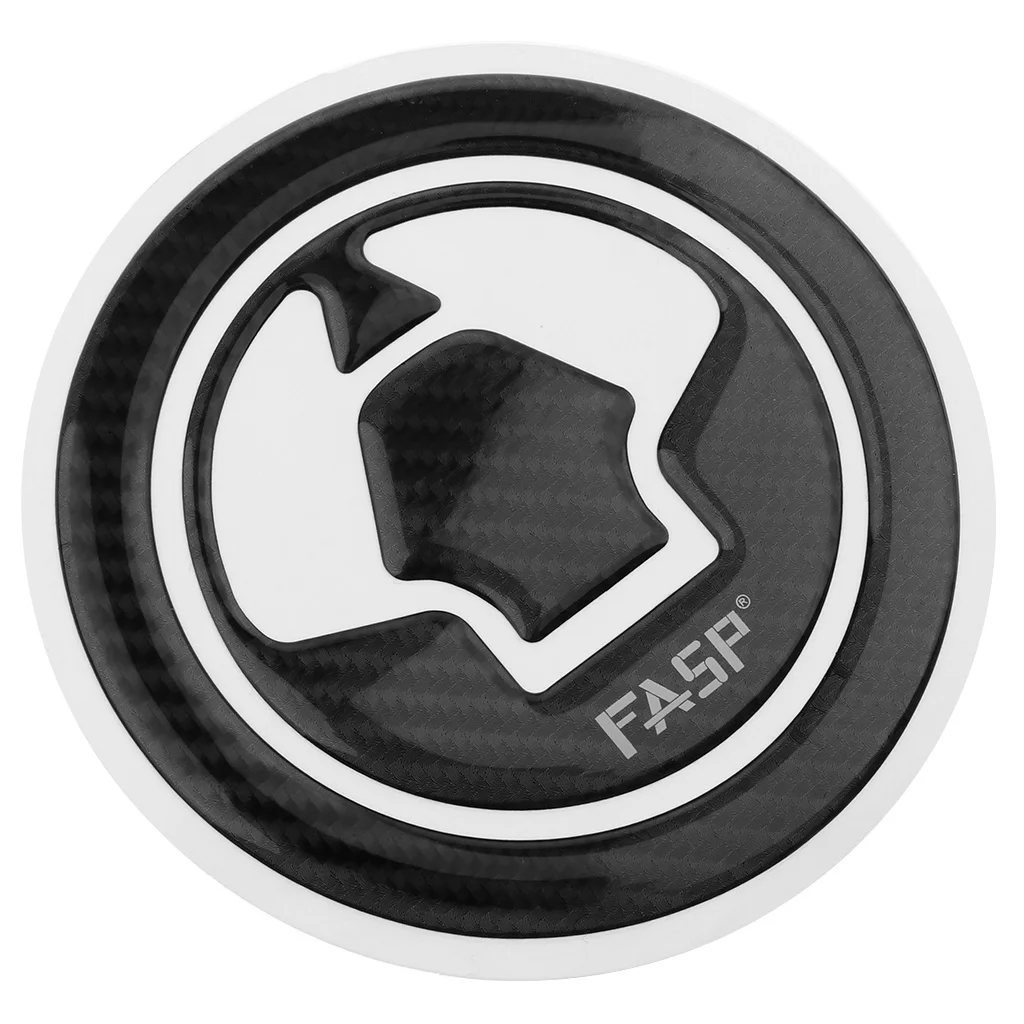 Real Carbon Fiber Gas Cap Cover Pad Fuel Tank Sticker Decal Gas Cap Protector for Kawasaki ER6N Z650