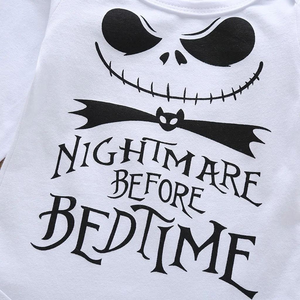 Baby Clothes Set Newborn Infant Halloween Clothes Set Baby Boy Girl Romper Striped Pants Hat Outfits Costume Clothes Set