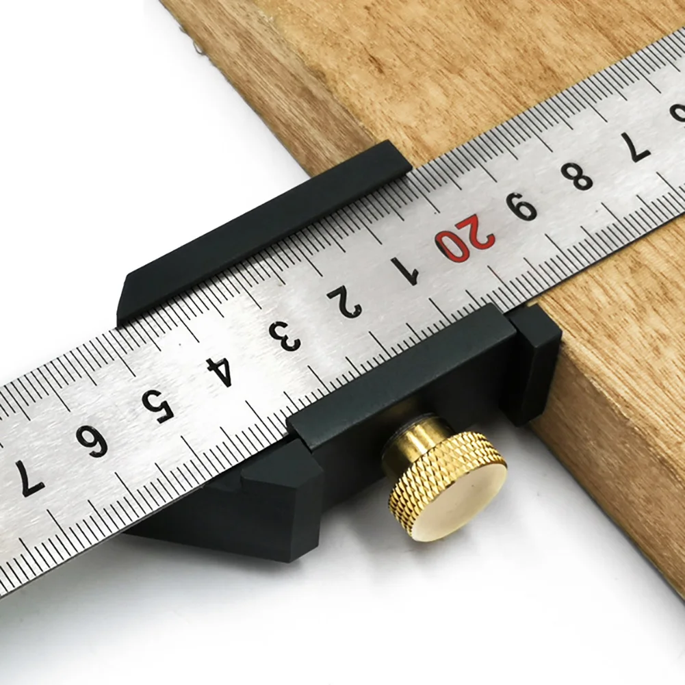 Угол Scriber стальная линейка позиционирования блок Деревообработка линия Scriber Калибр для столярных DIY измерительные инструменты