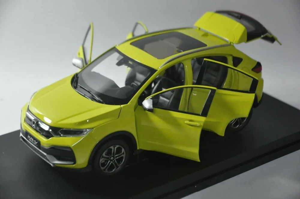 1:18 литье под давлением модель для Honda XRV XR-V 2019 зеленый внедорожник Игрушечная машина из сплава миниатюрная коллекция подарки XR V