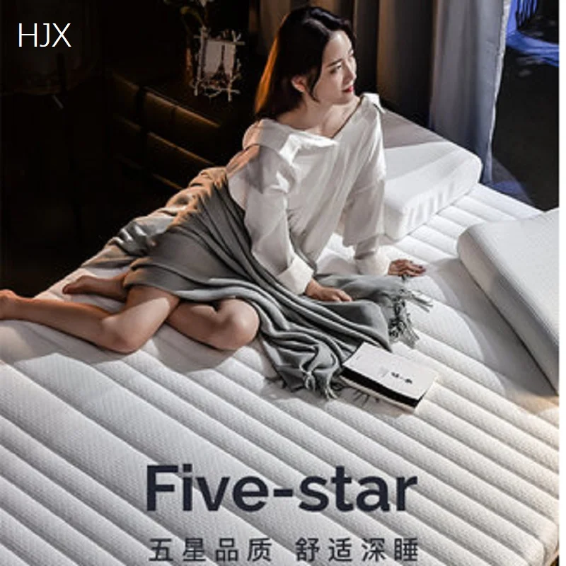 8cm And 5cm Natural Thai Latex Mattress Single Double Size Memory Foam Filling Stereoscopic