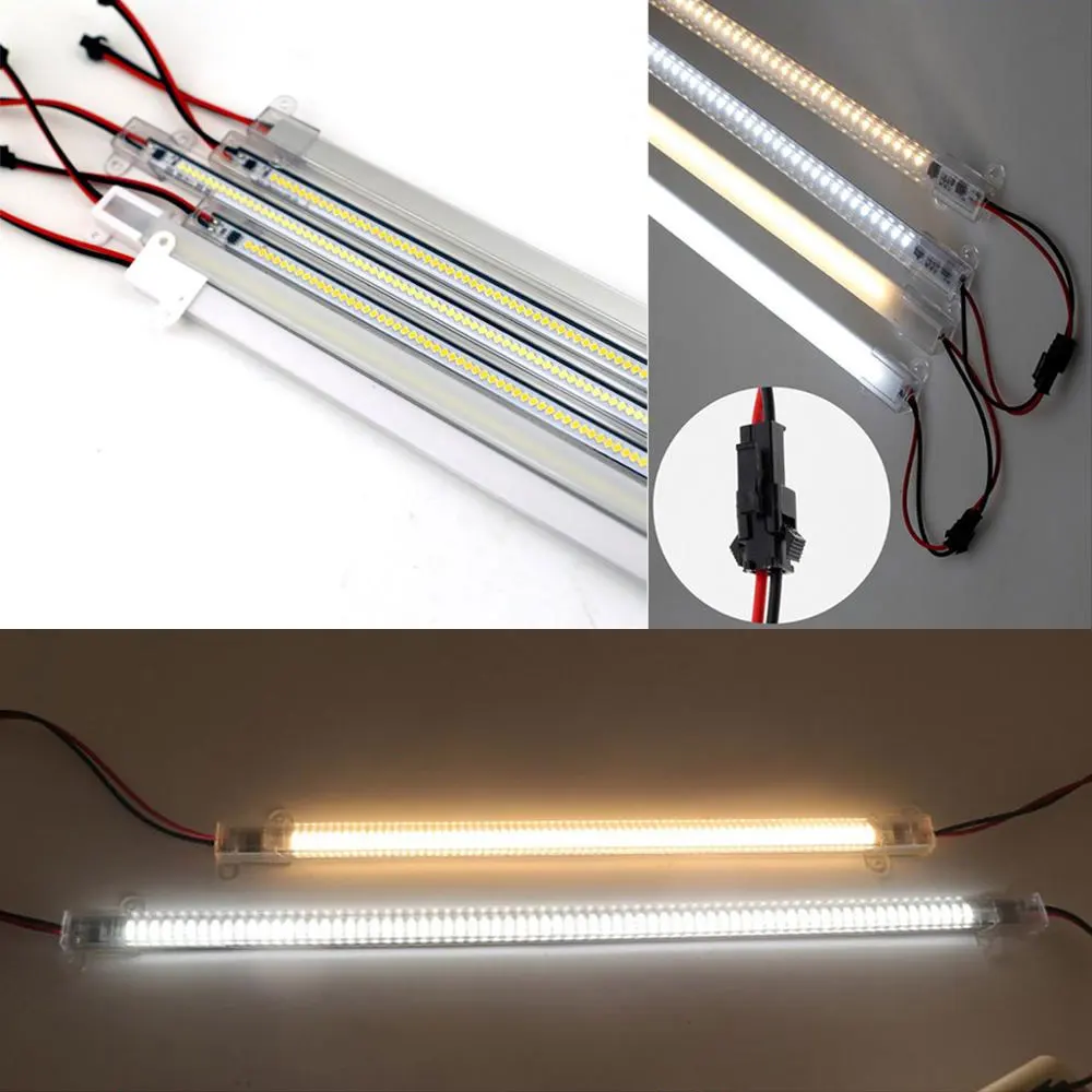 LED Tube Light 220V High Brightness 2835 30cm 50cm 72LEDs LED Bar Lights  Fluorescent Tubes for Showcase Cabinet Kitchen Lighting