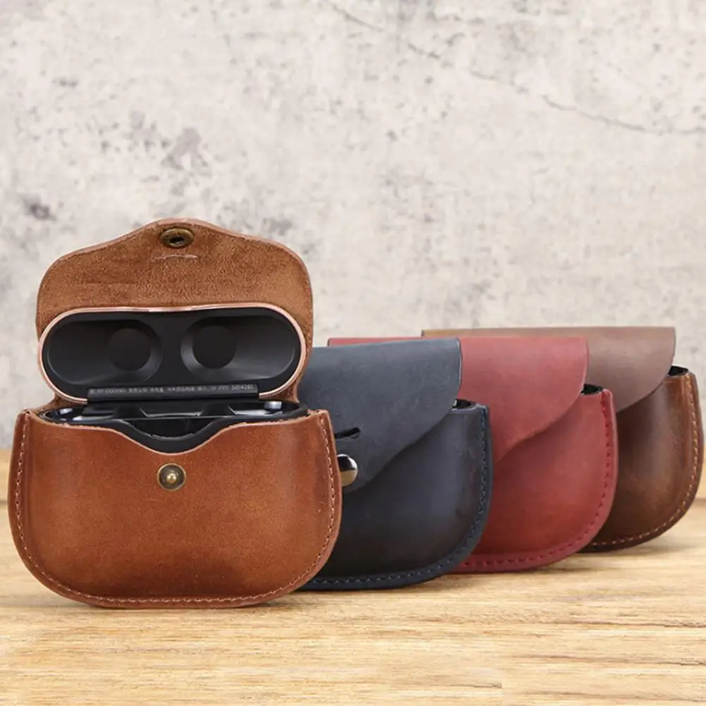 

High Quality Earphone Leather Cover Portable Case Storage Bag For WF-1000XM3 Functionality Stylish Full Body Protection Earphone
