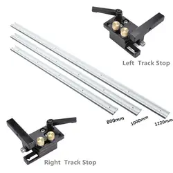 NE 800/1000/1220 мм T-Track T-Slot со шкалой бар стол пила для работы по дереву верстак инструмент Алюминиевый сплав трек джиг приспособление t-слот