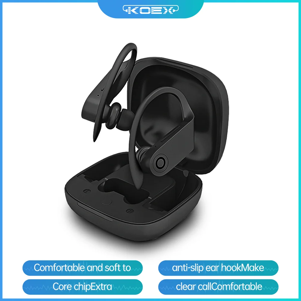 Беспроводная Bluetooth гарнитура сенсорные спортивные водонепроницаемые TWS стерео