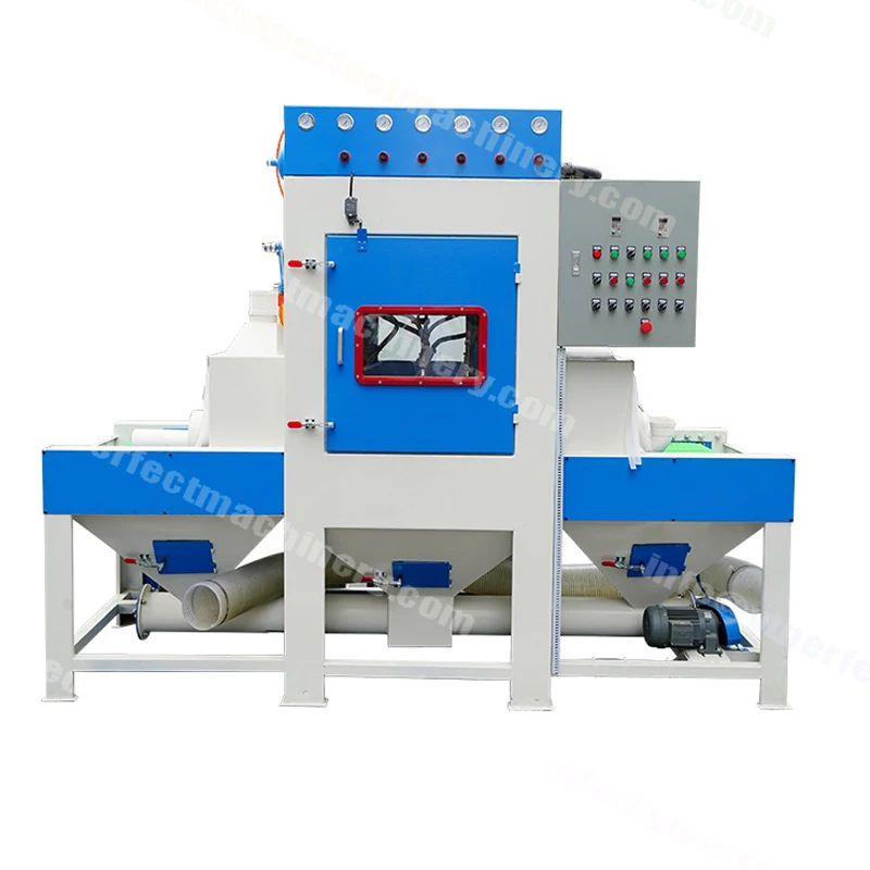 Conveyor Belt Automatic Sand Blasting Cabinet Steel Plate Glass Or Marble Automatic Conveyor Sandblasting Machine Rust Remover Aliexpress