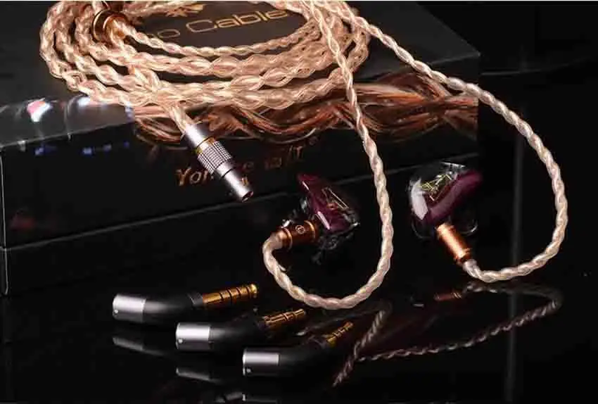 2019 BGVP DM6 Customized Earphone Audiophile HiFi earphone Monitor in ear Balanced Armature Earphone MMCX cable IEM