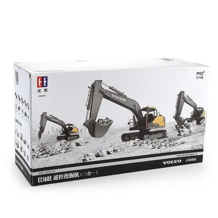 Children Remote Control Toy Digger Electric RC Alloy Excavator Three-in-one Alloy Dipper Children Remote Control Toy Digger Electric RC Alloy Excavator Three-in-one Alloy Dipper