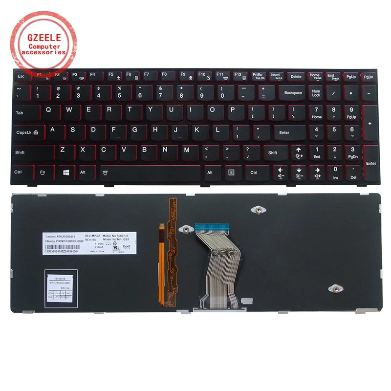 НОВЫЙ США клавиатура для ноутбука Lenovo Y590 Y500 Y510P US подстветка | Компьютеры и офис