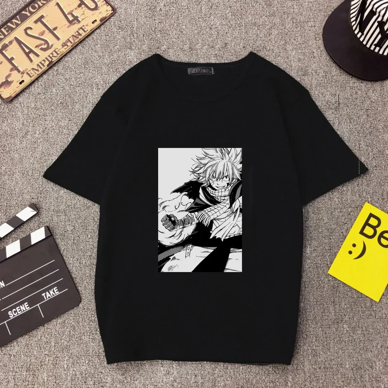 Harajuku FAIRY TAIL Etherious Natsu Dragneel японский Забавный принт модная мужская Повседневная