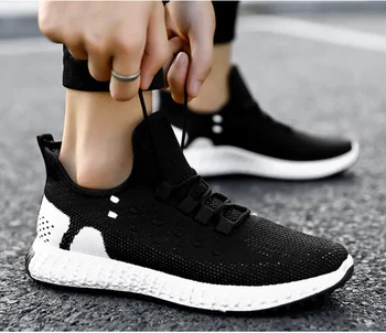 

2020 New Mesh Shoes Men Casual Comfortable Breathable Sneakers Men Lac-up Lightweight Walking Man Shoes Zapatillas Hombre