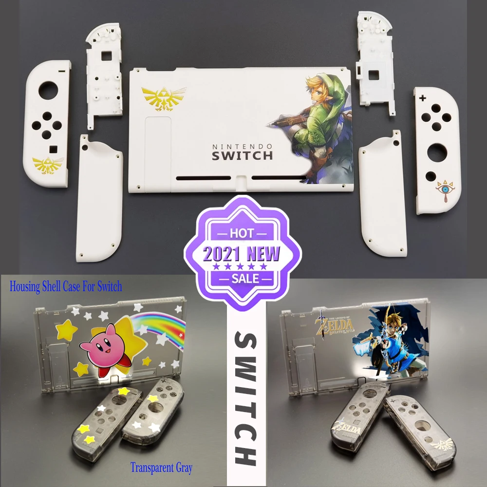 Для Nintendo Switch животных пересечения консоли Замена Корпус крышка чехла для переключатель Joycon чехол с полным