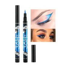 YANQINA, синяя подводка для глаз, водостойкая, жидкая подводка для глаз, карандаш для глаз, Косметика для макияжа, быстросохнущая, Стойкая подводка для глаз, чернила