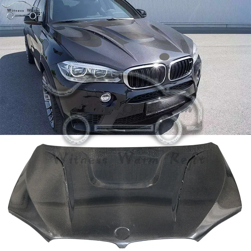 X5 X6 карбоновая капот двигателя для BMW F15 X5 F16 X6 карбоновая крышка капота двигателя капота автомобиля Комплект кузова 14-UP