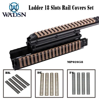 

WADSN Softair Ladder 4x 18-Slot Rail Covers Set Tactical Handguard Protector Resistant Cover MP02058 Weapon Lights Accessories