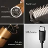 Kemei KM-T9 Electric Clipper Barber Shop Hair Trimmer Rechargeable Cordless Hair Cutter 0mm Baldheaded Men Hair Cutting Machine 2