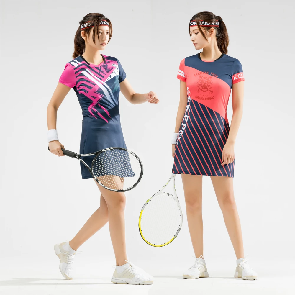 Women Dress Sports Clothing Badminton Tennis Gym Workout Dress Inner Shorts