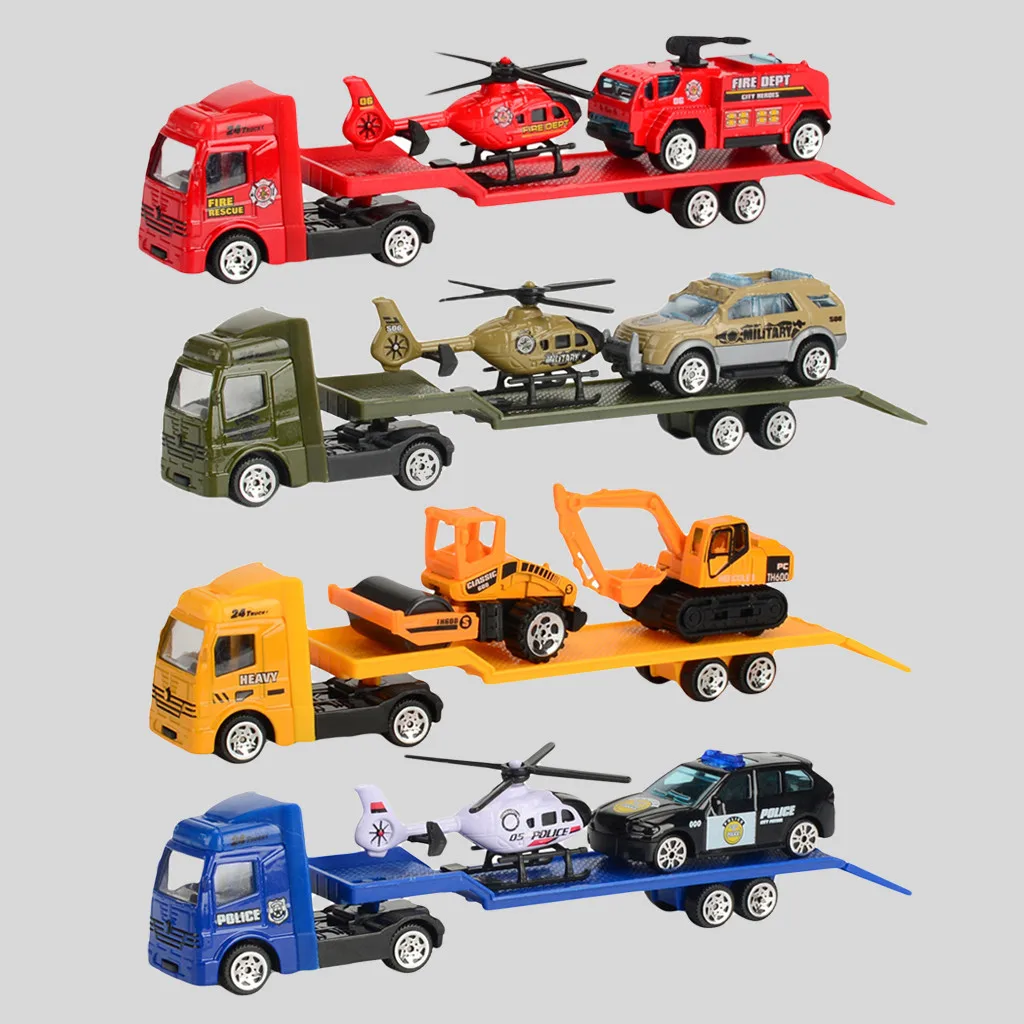 Самолет гараж для игрушечного автомобиля детская развивающая игрушка модель грузового автомобиля набор сцен портативное хранение Рождественский подарок на день рождения для мальчиков