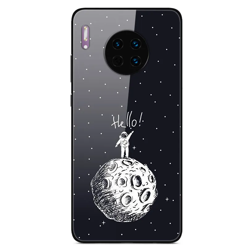03 Для huawei mate 30 Pro закаленное стекло чехол жесткий чехол для телефона чехол для huawei mate 30 Lite mate 30 Pro TPU бампер чехлы для huawei mate 30 Pro Lite жесткая задняя панель из поликарбоната Coque - Цвет: 03