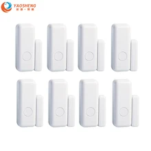 433 МГц 1527 Беспроводной интеллектуальный оконный магнитный датчик двери детектор открытия и закрытия для умной жизни домашней сигнализации