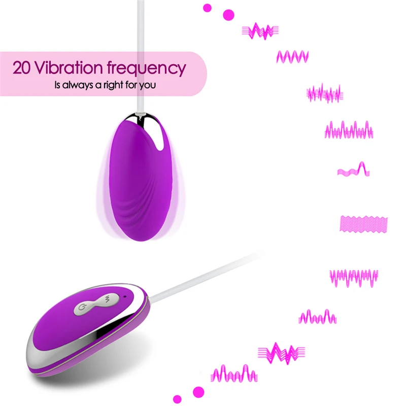 Remote Control Mini Vibrating Egg for Women Clitoris Stimulator Exerciser Kegel Balls Vaginal Massage Masturbator Jumping Egg