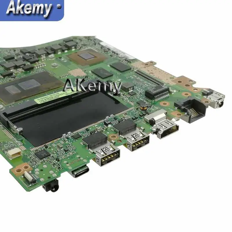 Akemy Q553UB Laptop motherboard For Asus Q553UB Q553UB Q553UQ Q553U Q553 Test original mainboard 4G RAM /I7-6500U CPU test ok