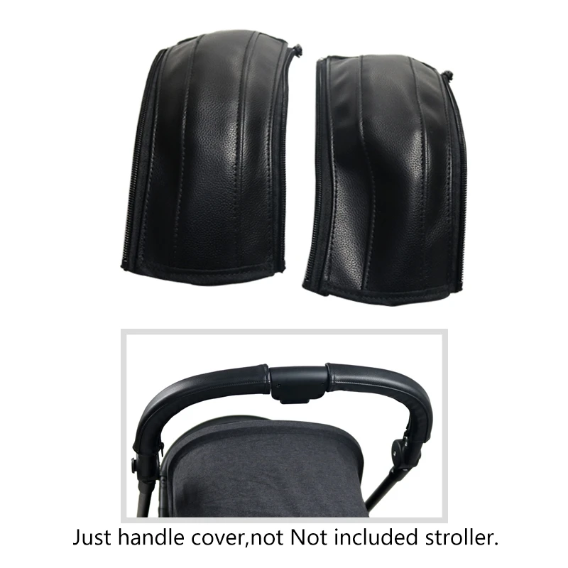 Baby Strollers near me PU Leather Cover Fit For Cybex Melio Carbon Stroller Handle Pram Bumber Sleeve Case Armrest Protective Cover Stroller Accessorie good baby stroller accessories	 Baby Strollers