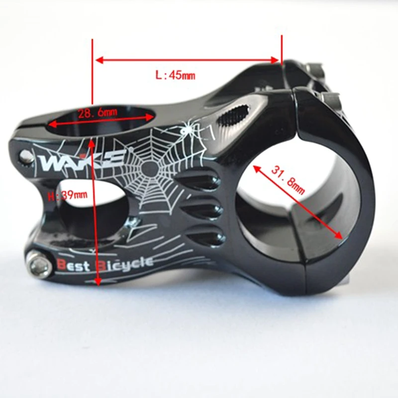 Wake 31,8 мм руля велосипеда алюминиевый сплав Mtb горная дорога руля горный велосипед руля велосипеда зажим руля