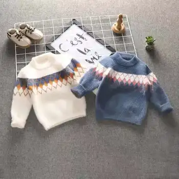 

Winter New Kids Sweaters Toddler Girl Christmas Sweater Boys Cartoon Pattern Print Pullovers Clothes