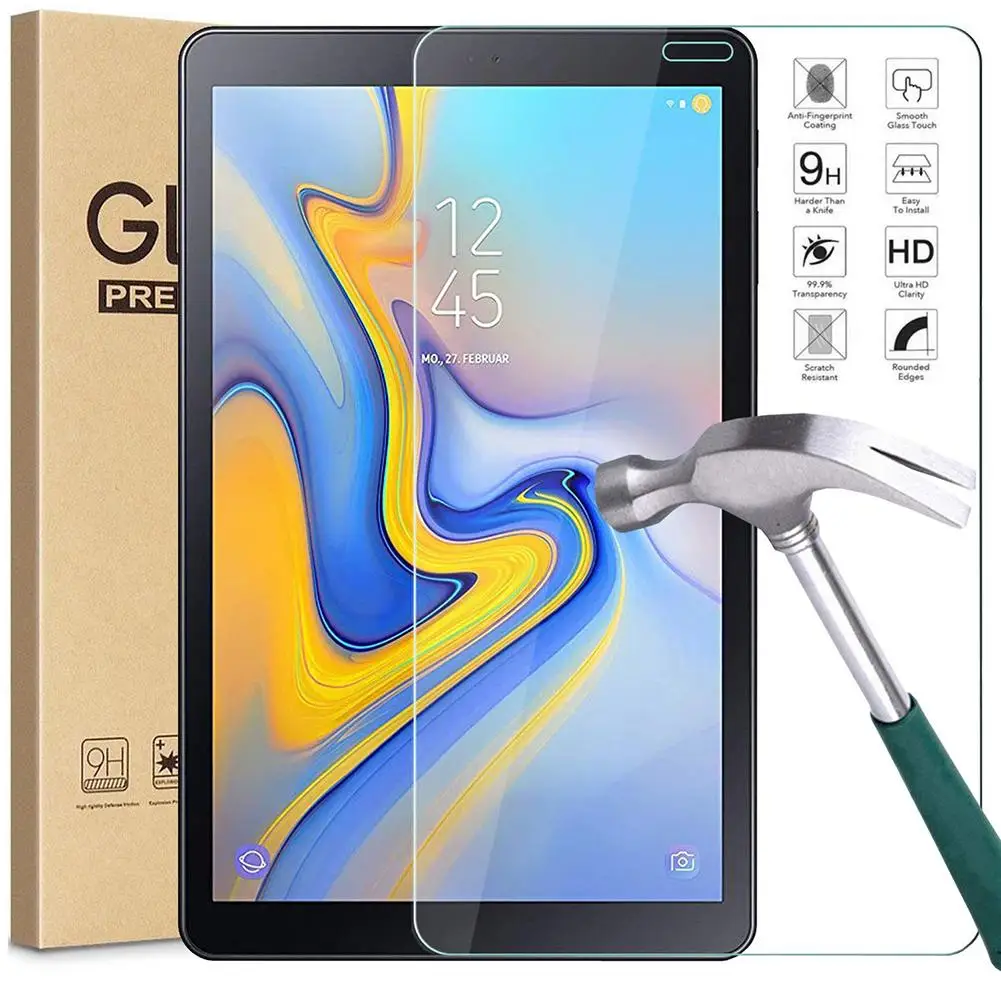 Новинка закаленное стекло для планшета Samsung Galaxy Tab A 10 5 2018 T595|Защитные экраны