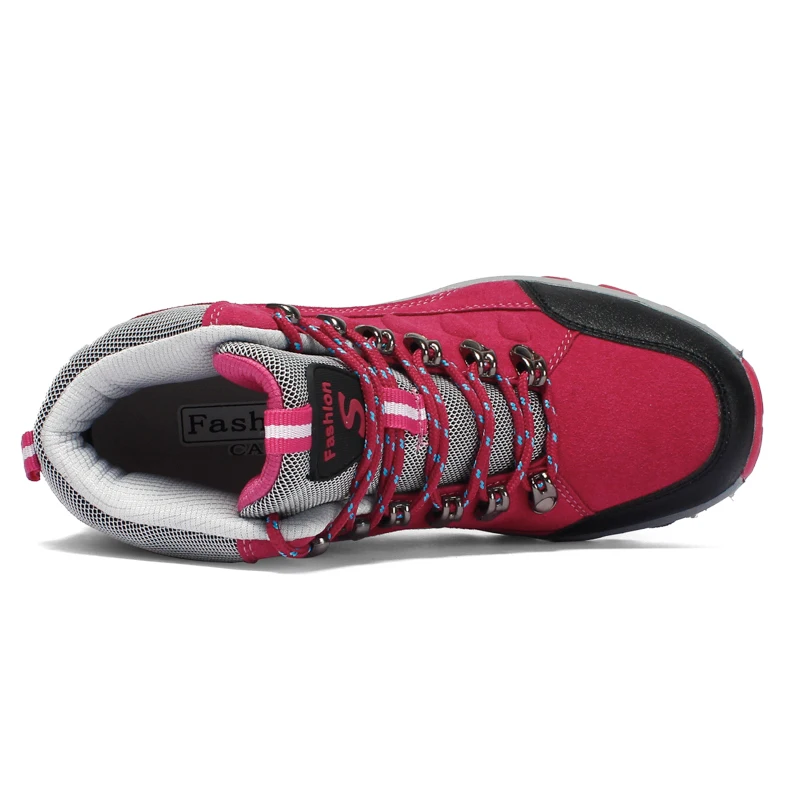 Professional Outdoor Couple Hiking Shoes Woman Trekking Sneakers Waterproof Non Slip Hiking Boots Women Mountain Climbing Shoes