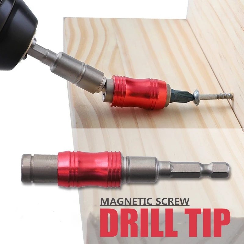 1/4" Magnetic Screw Drill Tip Tool Quick Change Locking Bit Holder Drive Guide Extensions Pivot | Инструменты