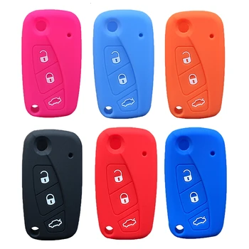 

Car Key Cover Case For Fiat Ducato Punto Panda Uno Egea Doblo 500 Key Cover Funda Llave For Fiat Grand Punto Silicone Key Case