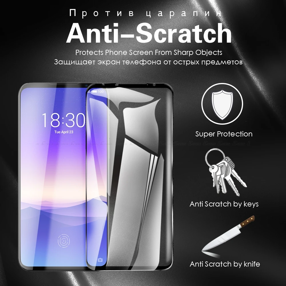 Полное покрытие экрана протектор Закаленное стекло для Meizu 17 16Xs 16s Pro 16X16T 16th 15 Plus Lite