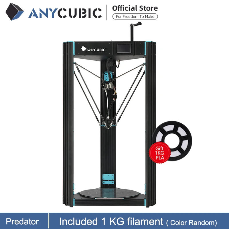 ANYCUBIC Predator 3D принтер Большой шкив 370x370x455 мм автоматическое выравнивание большой