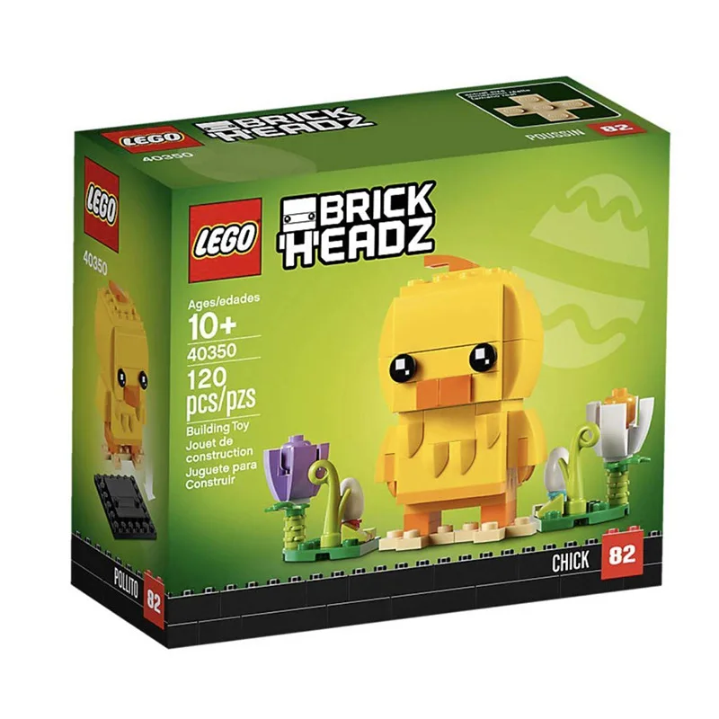 

LEGO Lego Holiday Series Educational Inserted Building Blocks 40350 LEGO Square Head Aberdeen Easter Chicken