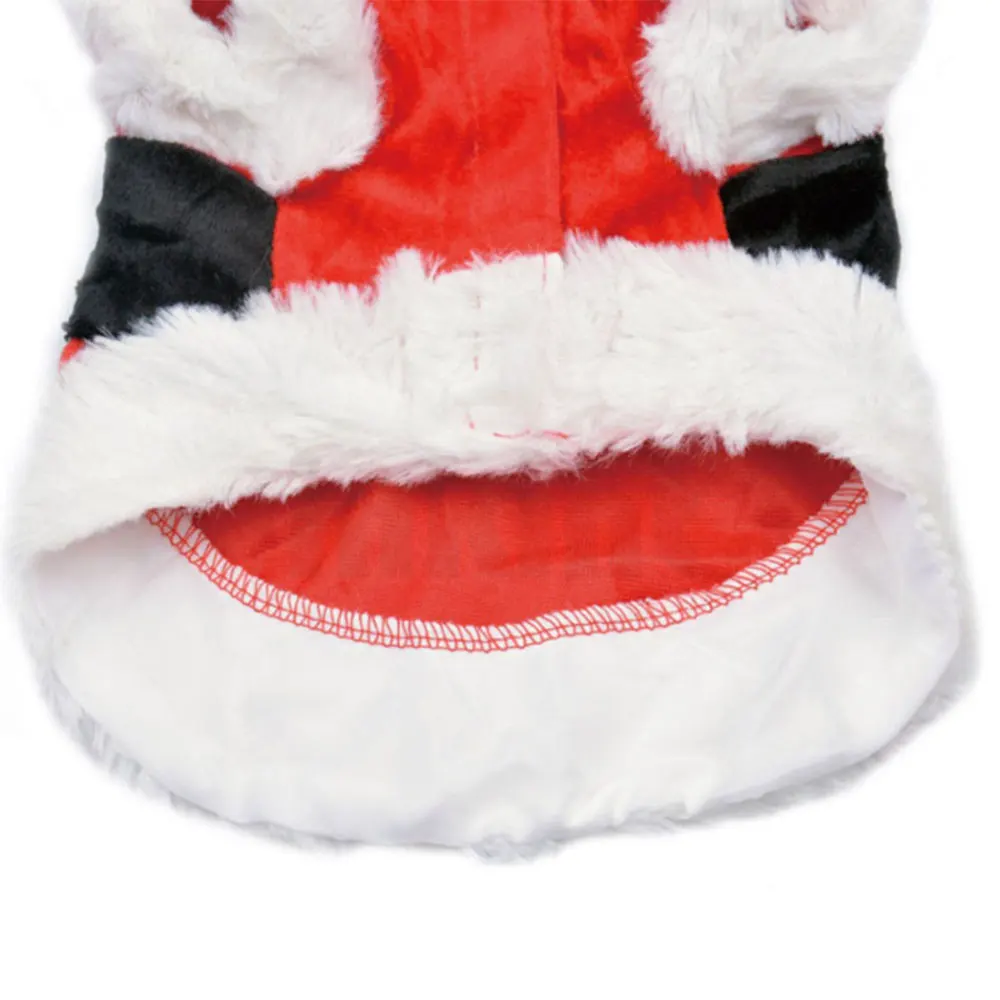 Santa Pet Dog Costume Christmas Clothes for Small Dogs Winter Dog Hooded Coat Jackets Puppy Cat Clothing Chihuahua Yorkie Outfit