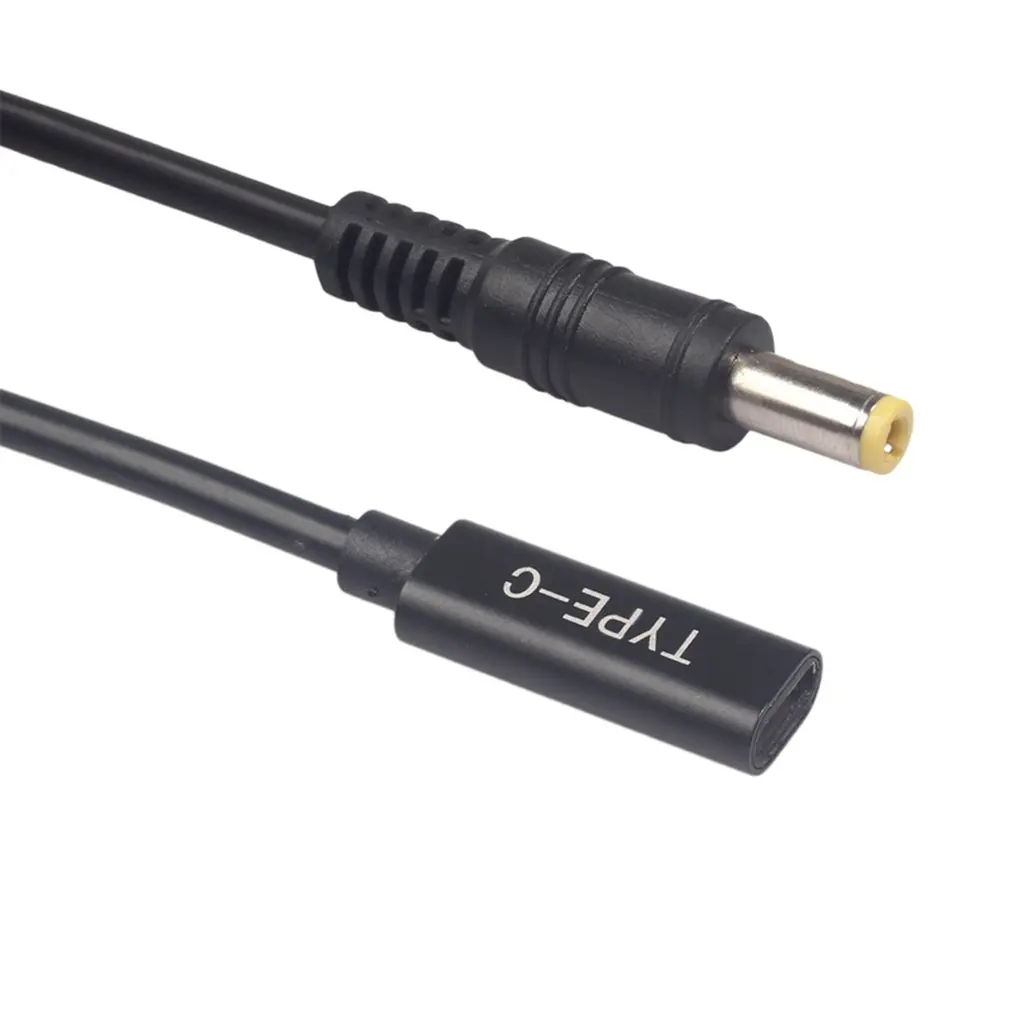 Type C Female to 5525 Male Power Adapter Cable with PD Chip For Laptop Charger 2