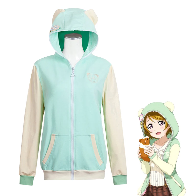 Толстовка с капюшоном Love Live свитшот куртки Koizumi Hanayo костюм для косплея аниме LoveLive