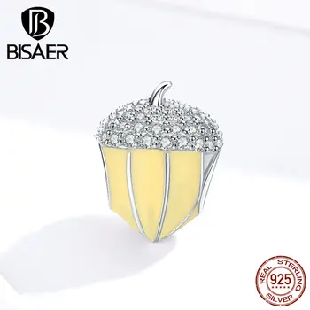 

Hot Sale 925 Sterling Silver Pinecone Beads Zircon Pine Cone Silver Beads Charms fit Girls Bracelets 925 Original Jewelry
