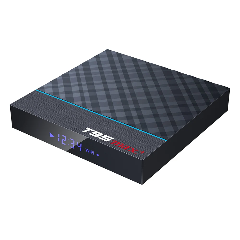 T95 MAX Plus Smart tv Box Android 9,0 S905X3 64 Bit 2,4G/5G двухдиапазонный WiFi UHD 8K H.265 VP9 4 Гб ram 32 ГБ/64 Гб rom поддержка tf-карты