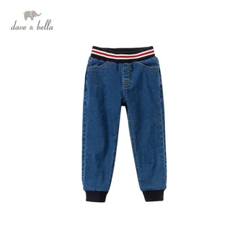 

DKH15243 dave bella winter 5Y-13Y kids boys fashion patchwork pockets pants children boutique casual full-length pants