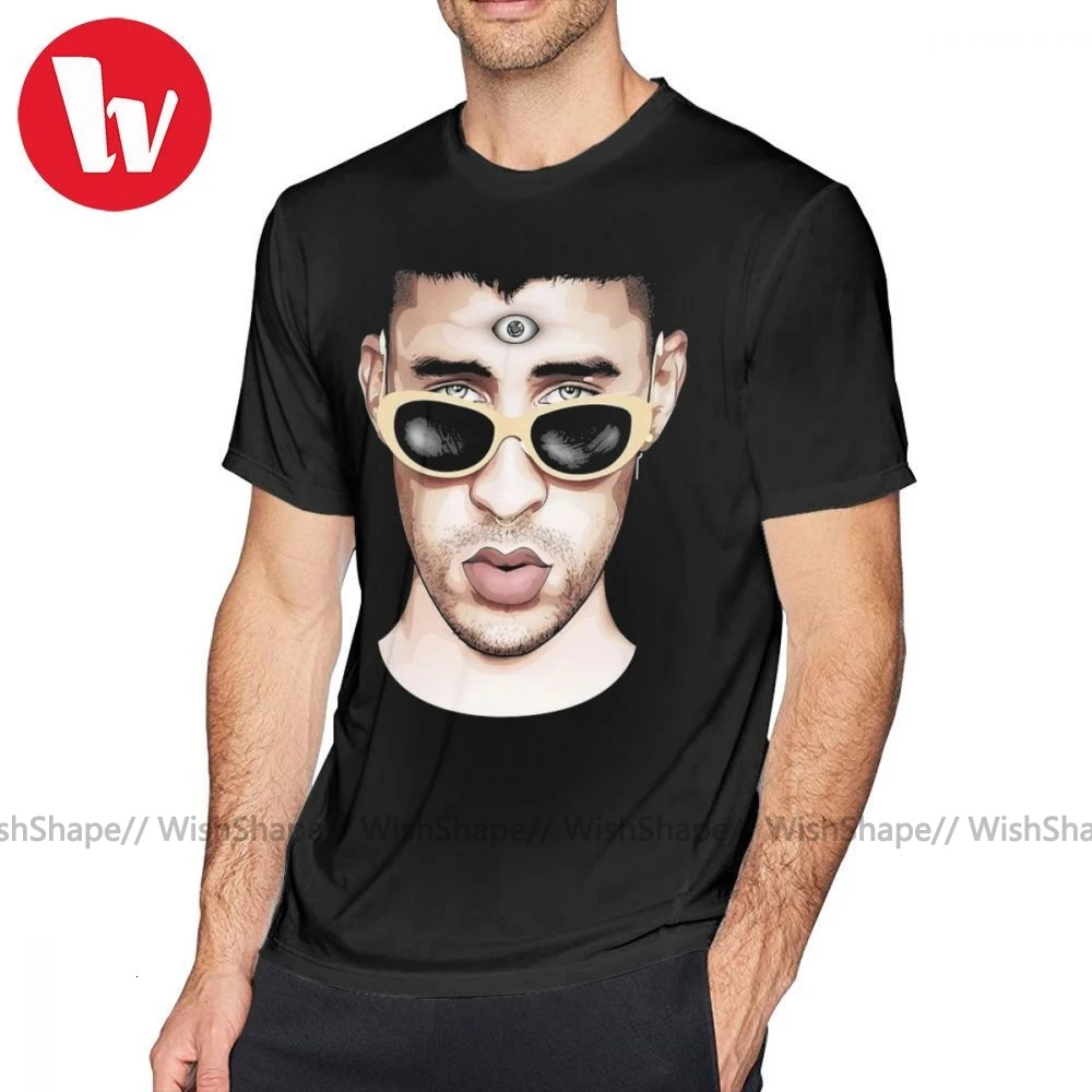 

Bad Bunny T Shirt Bad Bunny X100pre T-Shirt Short-Sleeve Men Tee Shirt Print Plus size 100 Percent Cotton Cute Fashion Tshirt