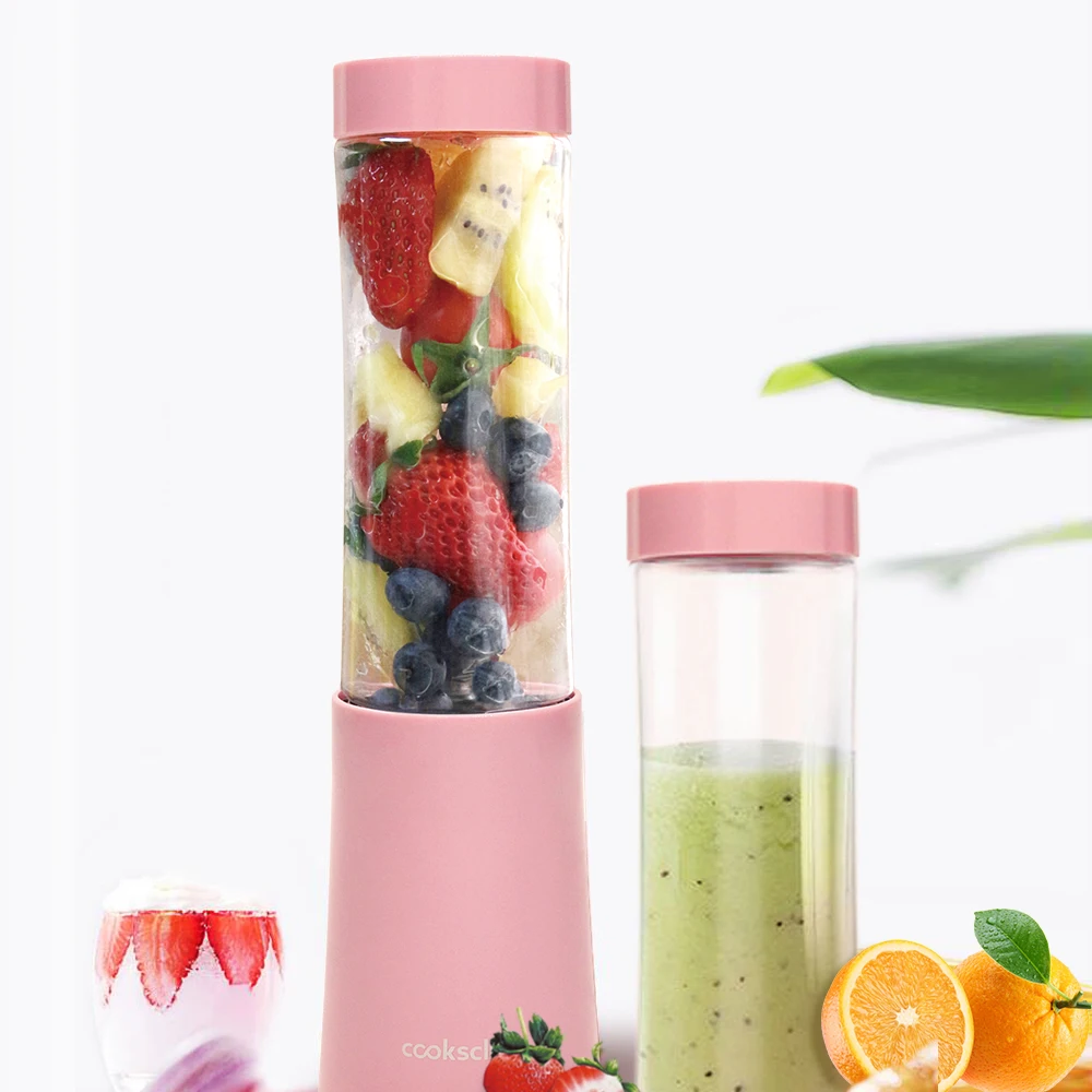 

Mini Blender Portable Juice Maker Mixer Batidora Extractor Blendjet Blenders Juicer Fruit Electric Smoothie 280ML*2 Cup Grinder