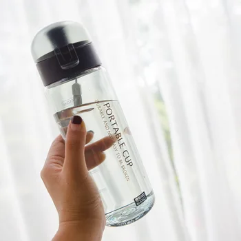 

Creative Trend Space Cup Capacity of Male and Female Students Cup with Lid cha ge Plastic Cup Leak-Tight Hipster Cup