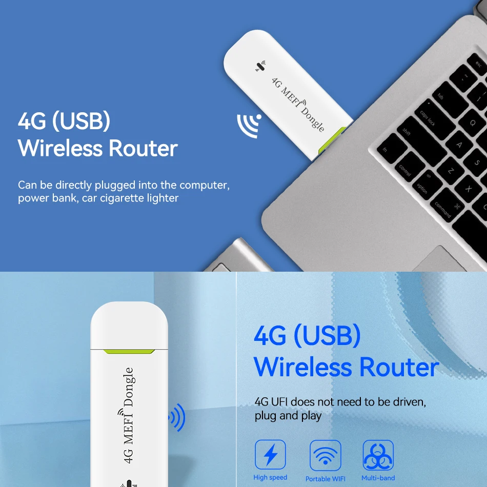 Lte Mifi 150mbps Wifi Roteador sem Fio Móvel Wifi Sim Cartão Portátil Usb Modem Driver Livre Wingle 4g - Imagem 3