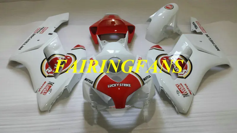 Мотоциклетный вставной обтекатель комплект для HONDA CBR1000RR 04 05 CBR 1000 RR CBR 100RR 2004 2005 белый красный Обтекатели Кузов+ подарки HA25