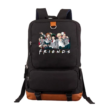 

Anime School Backpack Knapsack Boku No Hero Large Bagpack Mochilas Fashion Teenager My Hero Academia Deku Travel School Bags
