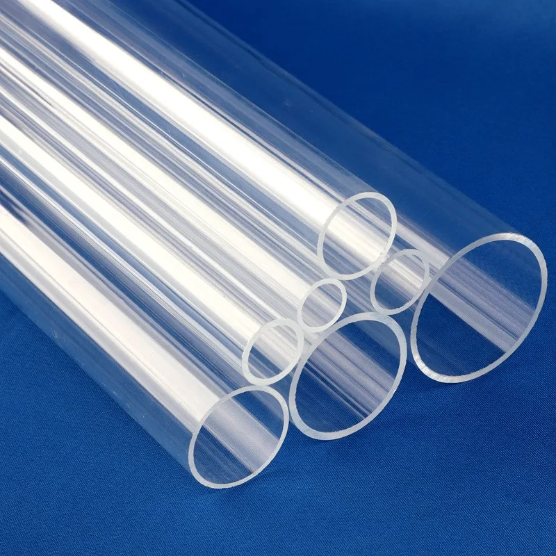 2pcs 50cm Long O.d 1690mm Transparent Acrylic Pipe Fitting Plexiglass