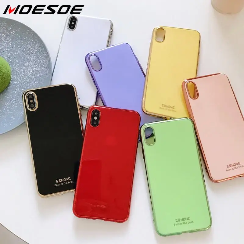 Гальванизированный чехол для телефона Samsung Galaxy A50 A70 A30 A20 S9 S10 Plus S10e Note 9 тонкий